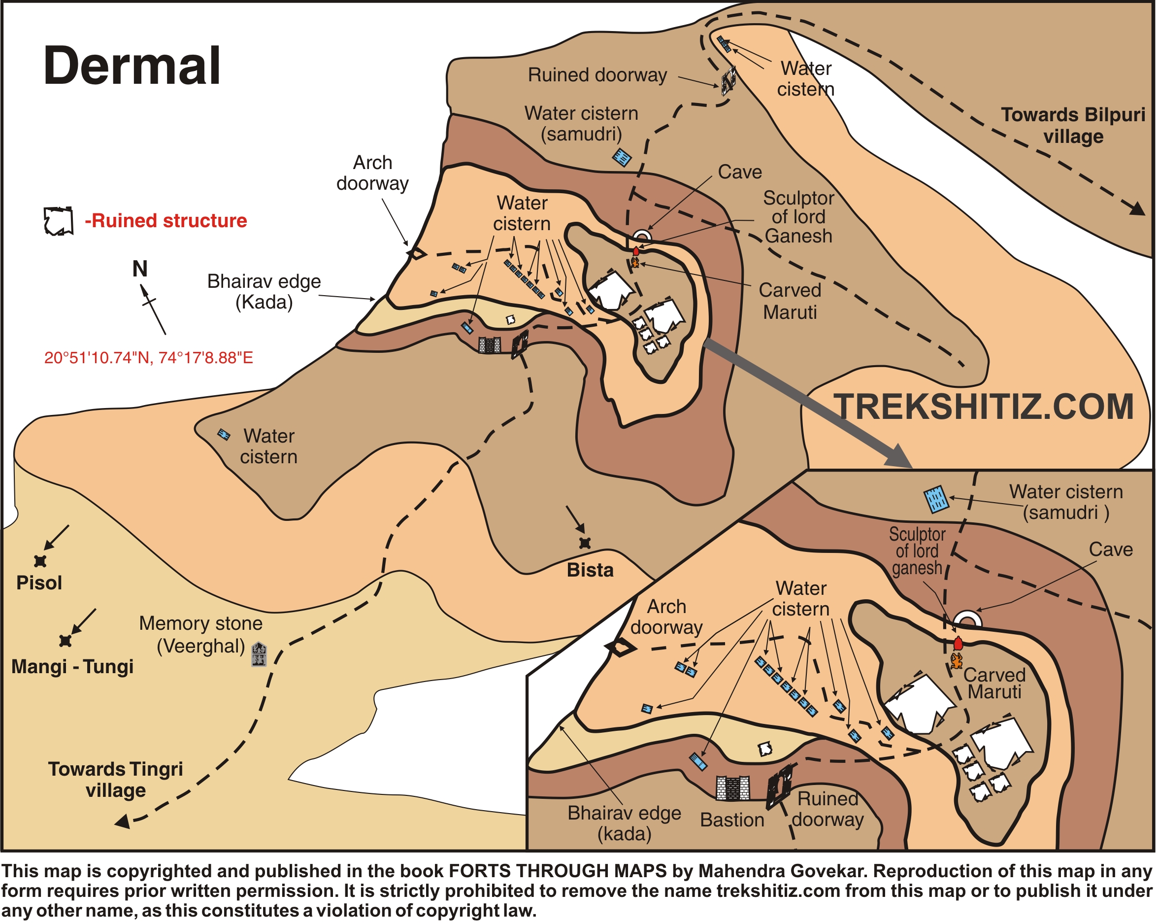 Dermal English Map